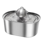 Hot Selling Custom 3.2/4L Stainless Steel Pet Water Dispenser with Water Level Wholesale Cat Water Fountain Manufacturer OEM ODM