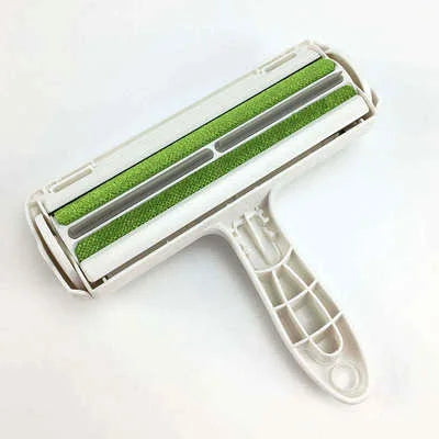 Pet Hair Remover Lint Dog Brush Cat Comb Self Cleaning Cat Furniture Sofa Pet Manufacturer Custom Logo Pet Lint Roller Cat Brush