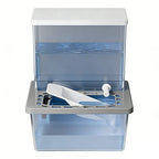 2L Automatic Cat Water Fountain Plastic No Filter Required Wastewater Separation Fresh Water Supply Pet Water Dispenser