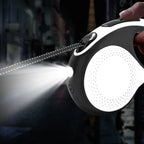 5M Dog Leashes LED Light Retractable Pet Leads Traction Rope Belt Durable Automatic Large Dog Cat Walk Leash Design Dog Products