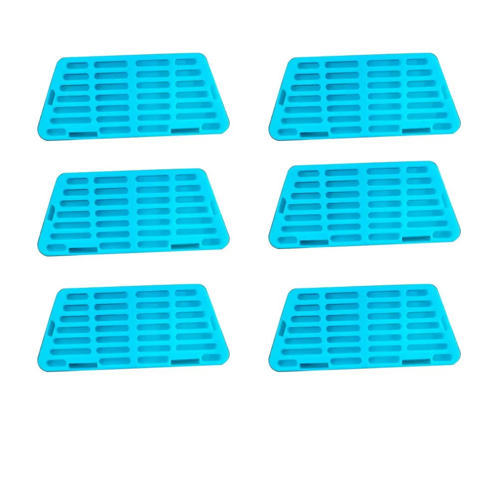 6pcs Wireless Cat Water Fountain Replacement Filters and Sponges 2.2L/74.4Oz Automatic Pet Water Dispenser Filiters