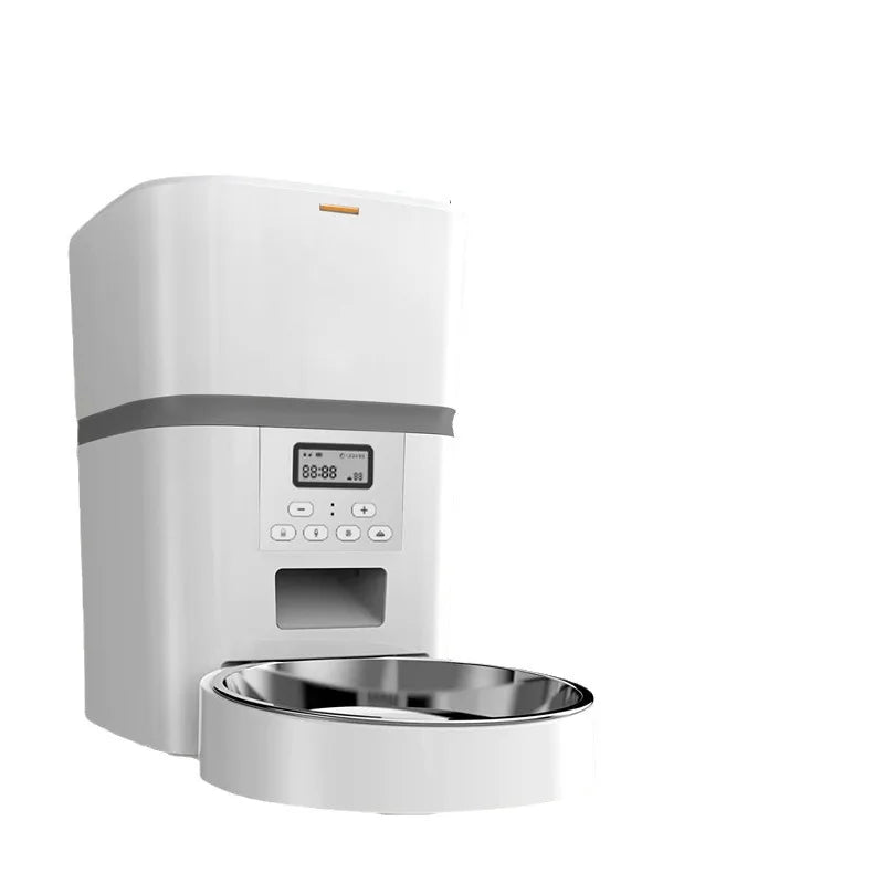 4L Large Capacity Smart Pet Feeder Button Control Cat Automatic Food Dispenser Timing Quantitative Voice Dog Feeder Accessories