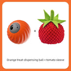 Intelligent Sport Lifelike Nylon Automatic Interactive Pet Toy Ball USB Charging Puzzle Feeder for Dogs Cats-Mental Stimulation
