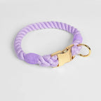 Large Medium Small Dog Products Personalized Pet Bow Tie Color Gradient Collar Metal Buckle Alloy D-Hook Polyester Cotton