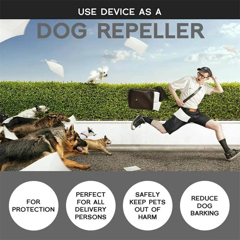 Dropshipping Electronic Pet Dog Repeller LED Ultrasonic Anti Barking Device Ultrasonic Anti Bark Training Equipment Battery Work