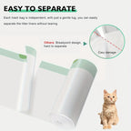 3 Rolls Waste Bags for Neakasa M1Self-Cleaning Cat Litter Box Replaced Waste Bags Automatic Litter Box Liner with Drawstring