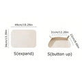 Dog Cat Food Bowl Mat With Half Wrapped Knitted Felt Waterproof Anti-Oil and Easy to Clean Cat Water Fountain Mat