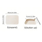 Dog Cat Food Bowl Mat With Half Wrapped Knitted Felt Waterproof Anti-Oil and Easy to Clean Cat Water Fountain Mat