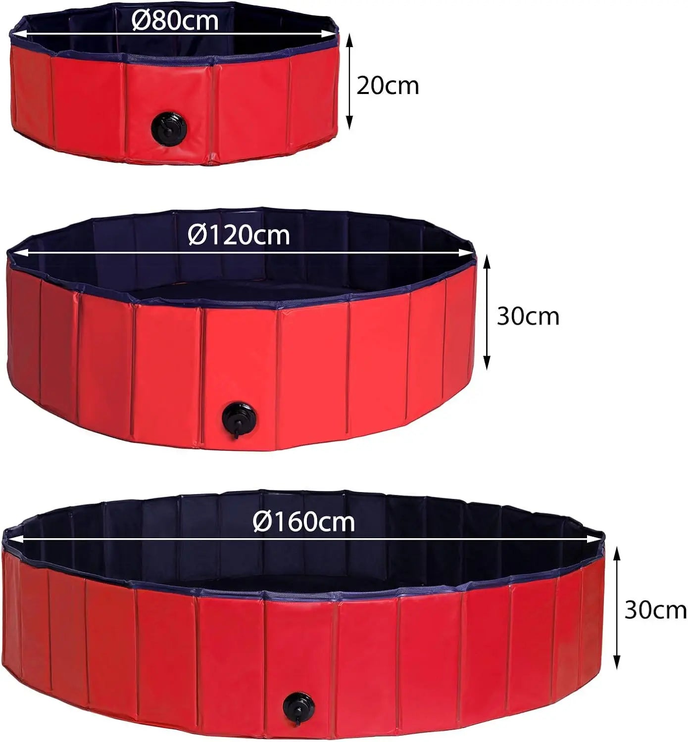 Foldable PVC Dog Swimming Pool Indoors and Outdoors Pet Water Pon Bathtub for Grooming Foldable Dog Products