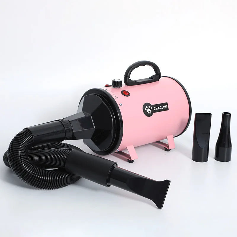 High-Speed Pet Hair Dryer With Heater for Dogs and Cats Powerful Blowing Grooming Tool Adjustable Speed Electronic Pet Products