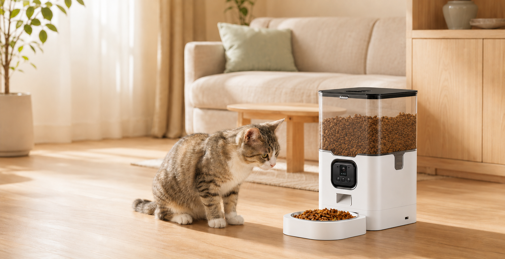 New 6L smart video pet feeder for cats and dogs